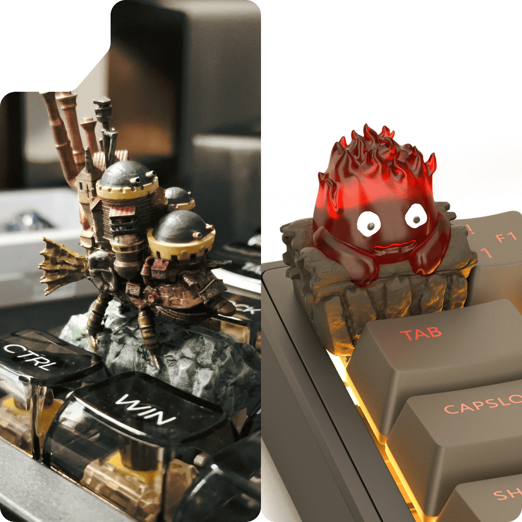 Keycaps Howl's Moving Castle