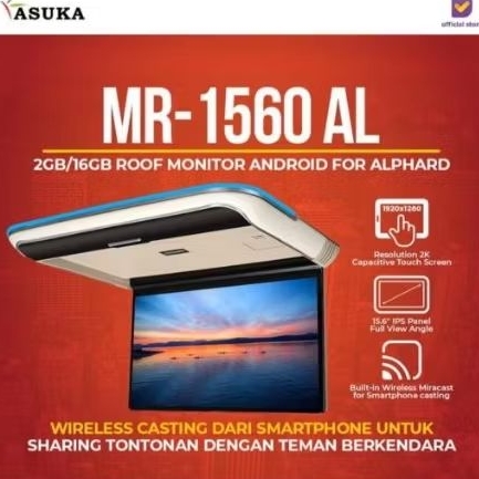 Mirai MR 1560 AL Roof Monitor Android for Alphard 2/16GB 15.6 inch