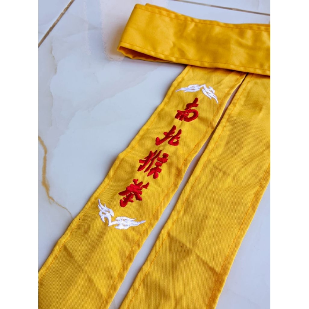 sabuk kuning dril ikspi kera sakti sabuk beladiri ikspi kuning drel