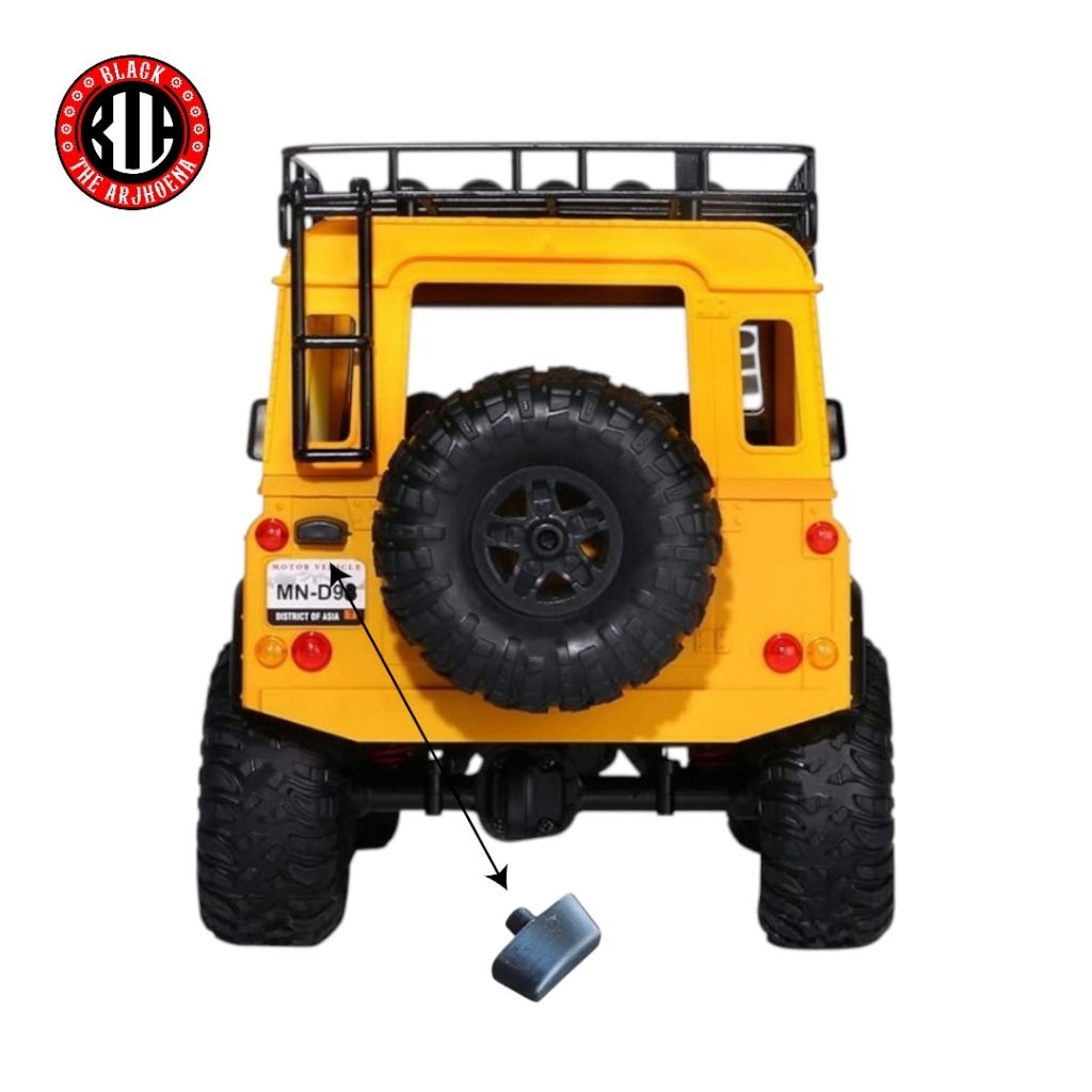 Aksesoris Mobil RC Remote Control MN-D90 MN-99S MN-98 V2 1:12 Handle Pintu Belakang