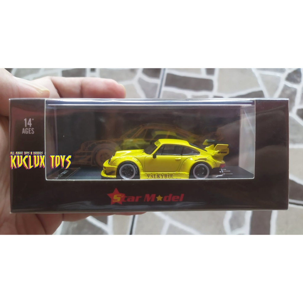 STAR MODEL PORSCHE RWB 930 GT WING VALKYRIE YELLOW