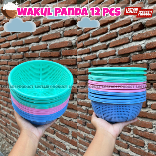 ( 12 PCS ) WAKUL PANDA | WAKUL NASI | BAKUL NASI | WAKUL PLASTIK | WAKUL HAJATAN | SOUVENIR | WAKUL 