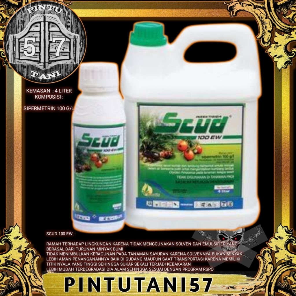SCUD 100 EW 4 LITER [ 1 BOX 4 JERIGEN ]