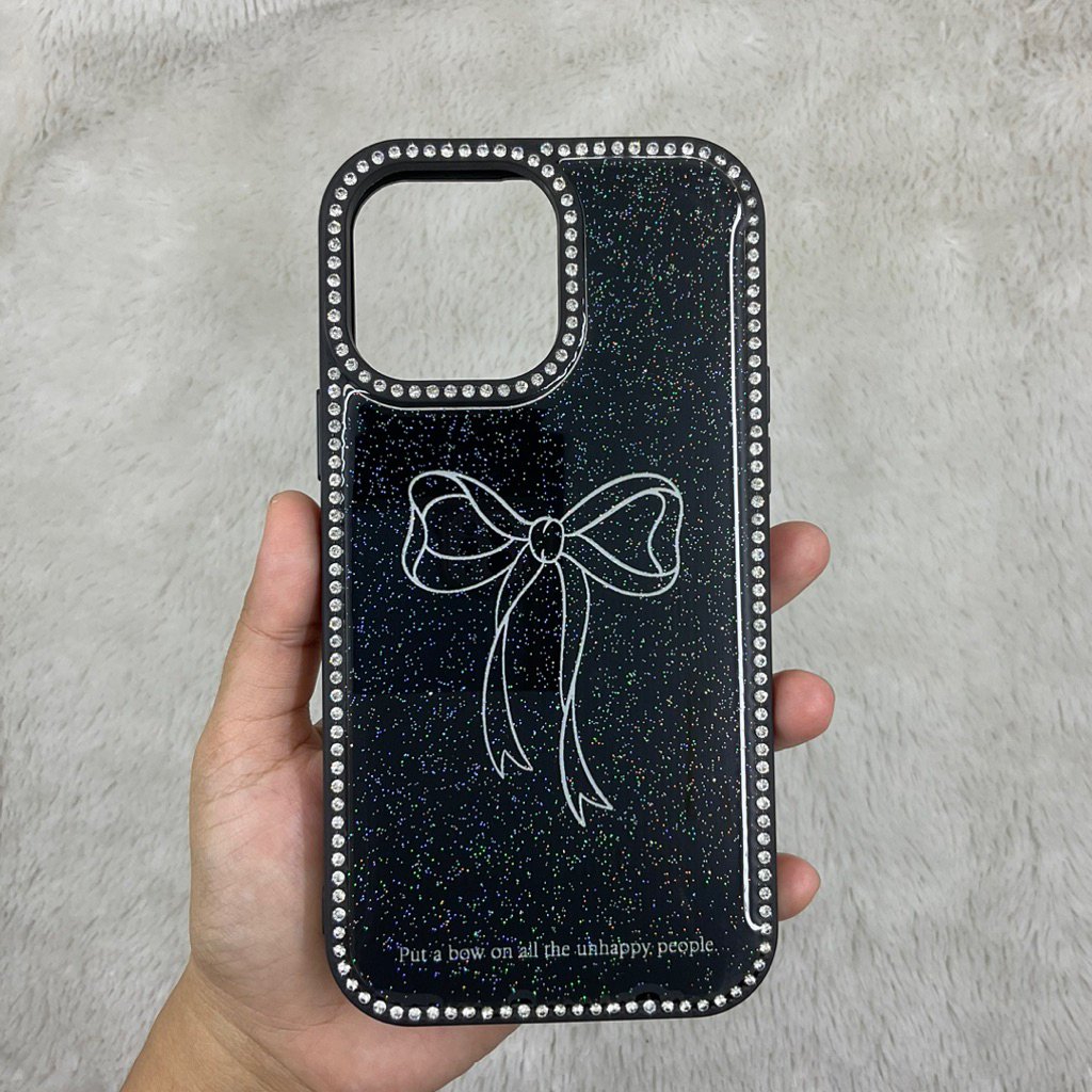 case iphone glitter pita permata