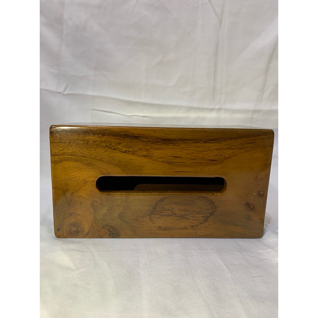 Kotak tissue Kayu Jati