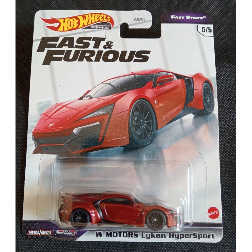 HOT WHEELS FAST FURIOUS FAST STARS W MOTORS LYKAN HYPERSPORT