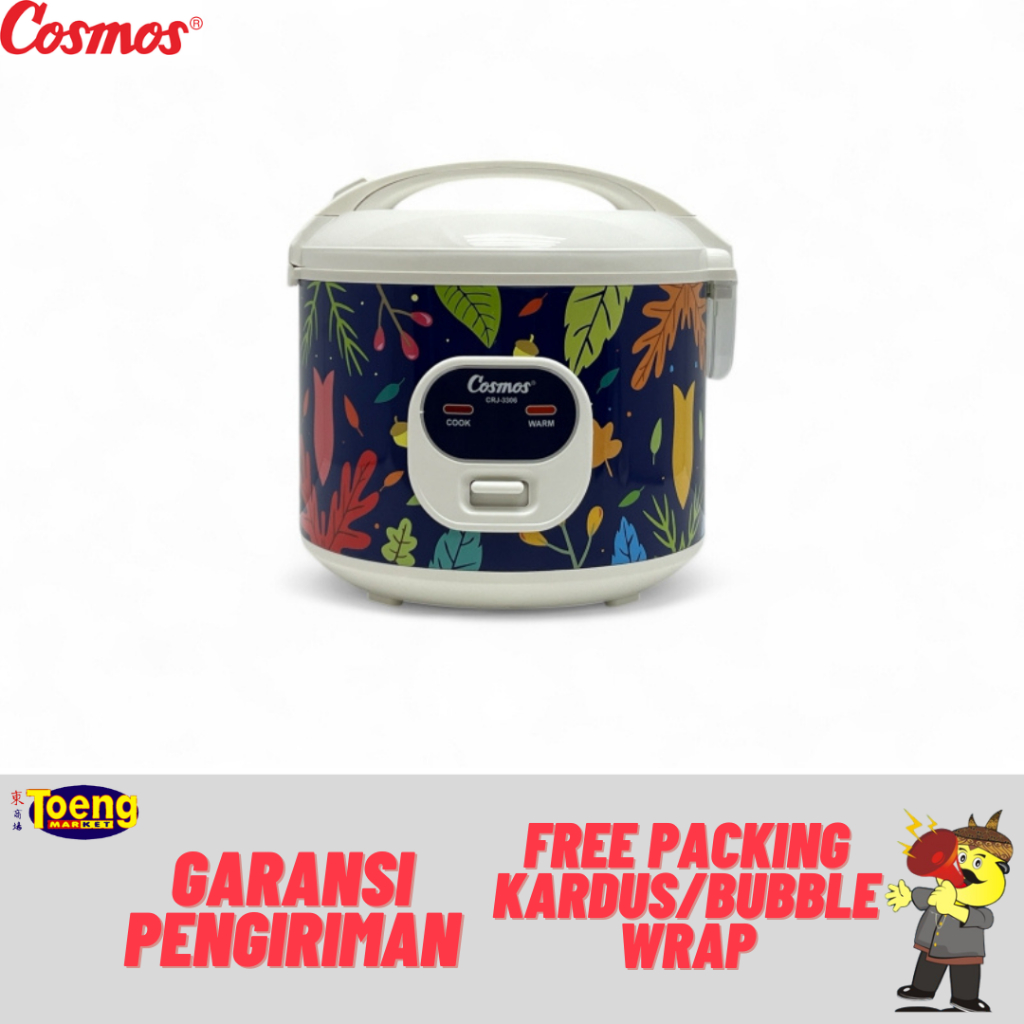 Rice Cooker 1.8L Cosmos - RICE COOKER 1.8L CRJ-3306 COSMOS
