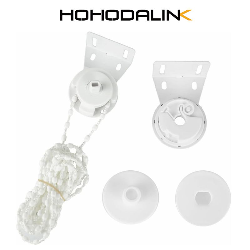HOHODALINK 1 Set Rroller Blind Head Blind Roller Jendela Bead Chain +Bracket Roller Blind Roller Bli