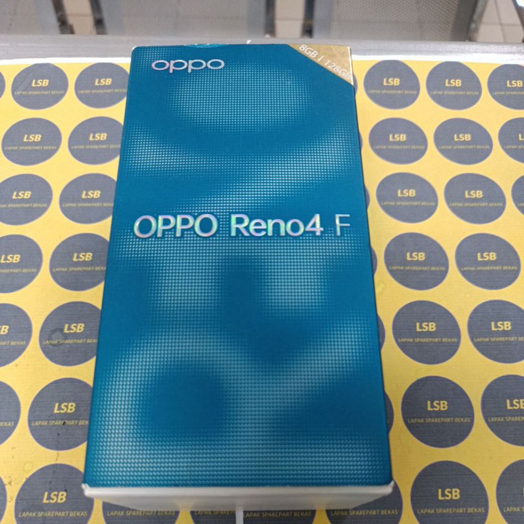 DUS BOX KARDUS HANDPONE OPPO RENO 4F ORIGINAL BEKAS