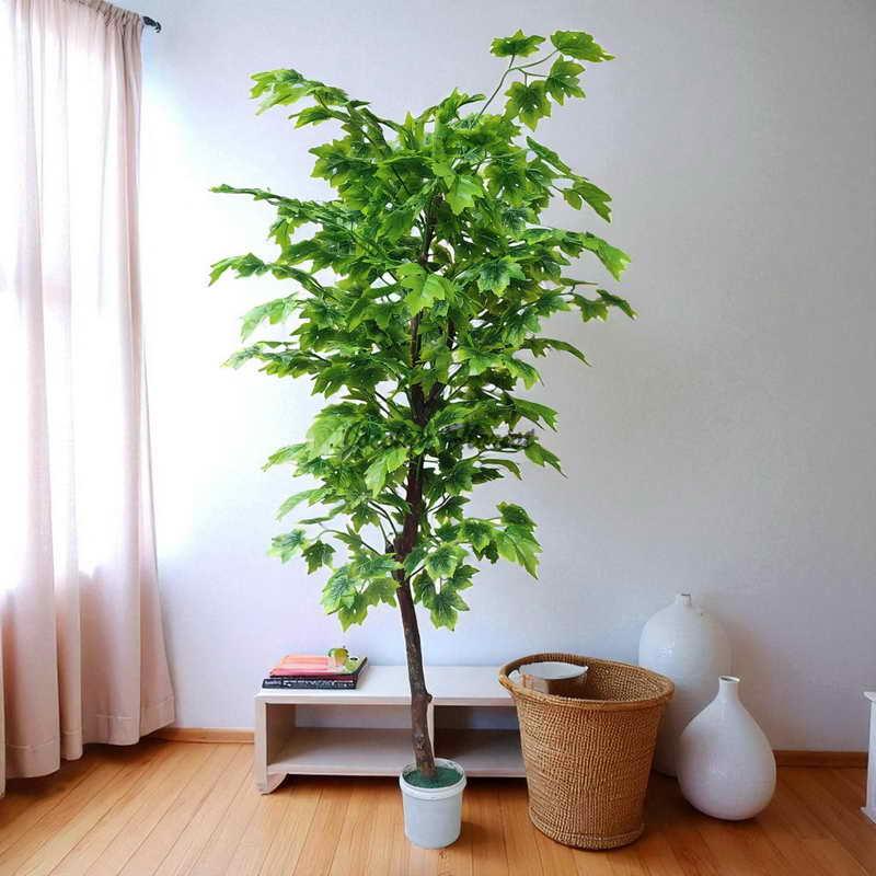 Pohon Maple Kanada Tiruan 150 cm Artificial Maple Canada Tree 5 Ft Tanaman Palsu Indoor Dekorasi