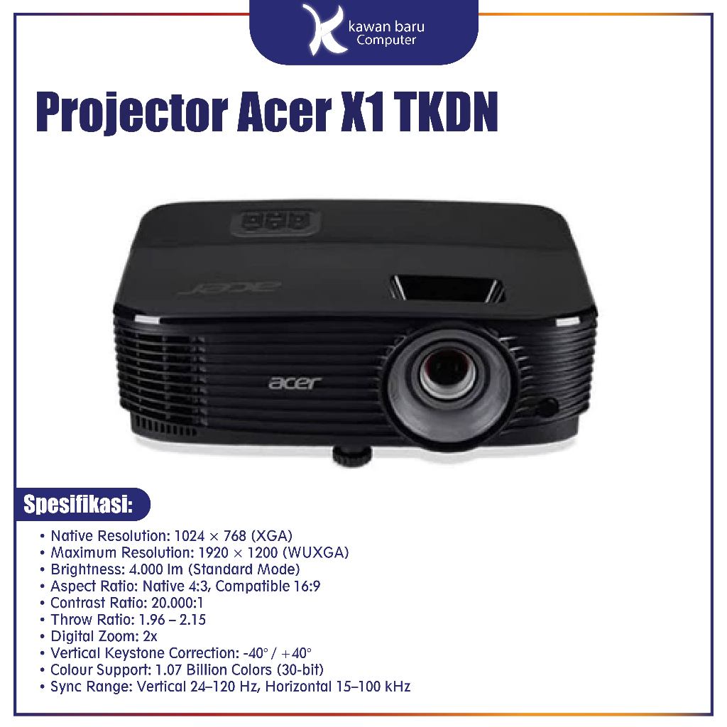 Projector Acer X1 TKDN Bandung
