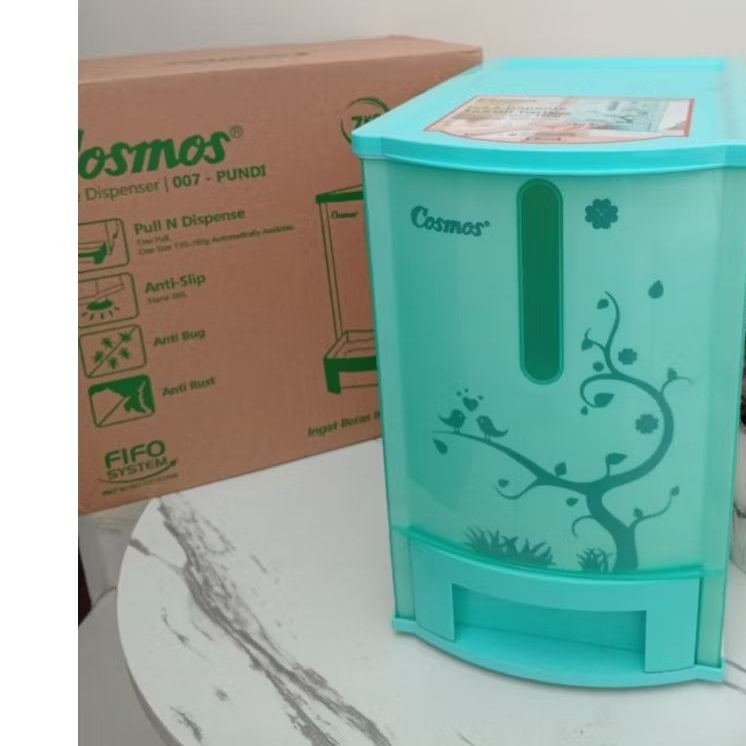 tempat wadah penyimpanan beras 7kg Cosmos