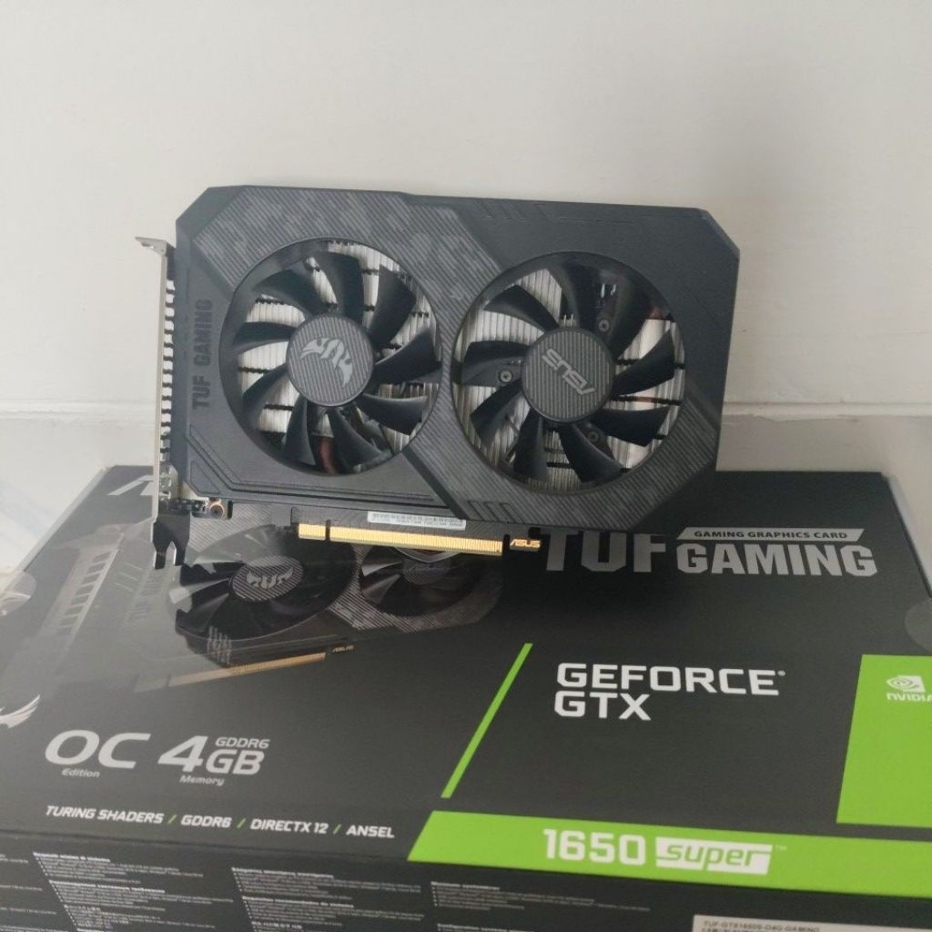 VGA ASUS TUF GAMING GTX 1650 SUPER 4GB DDR6 128 BIT FULLSET