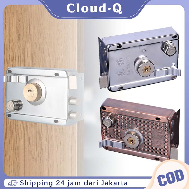 Kunci Pagar Otomatis / Kunci Pintu Otomatis / Kunci Pintu Gerbang Otomatis Antik Vintage