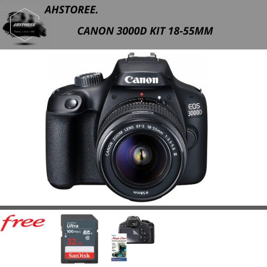 Kamera Canon 3000D Kit 18-55mm III Canon EOS 3000 D Camera DSLR Wifi
