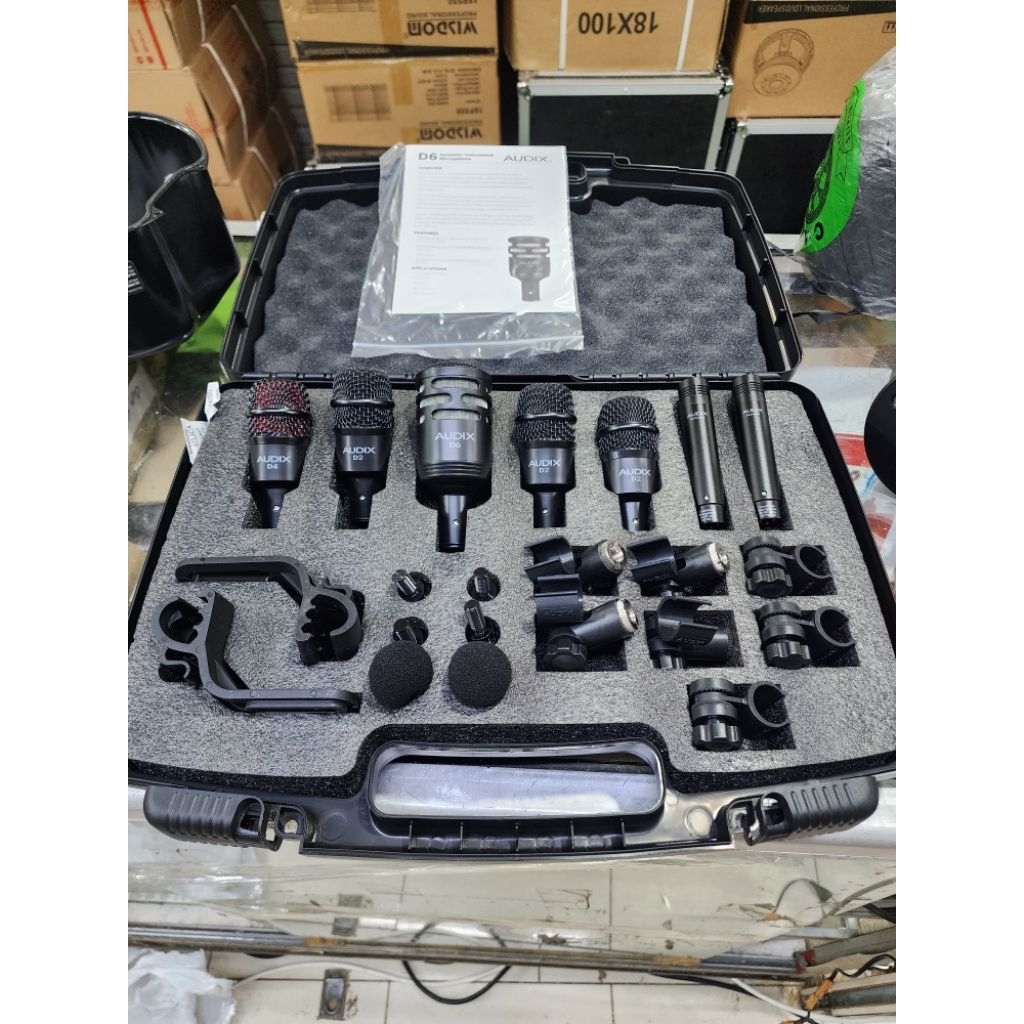 MIC DRUM SET AUDIX DP7A-XLR / DP7AXLR / DP 7A XLR – INCUDE KOPER HARDCASE