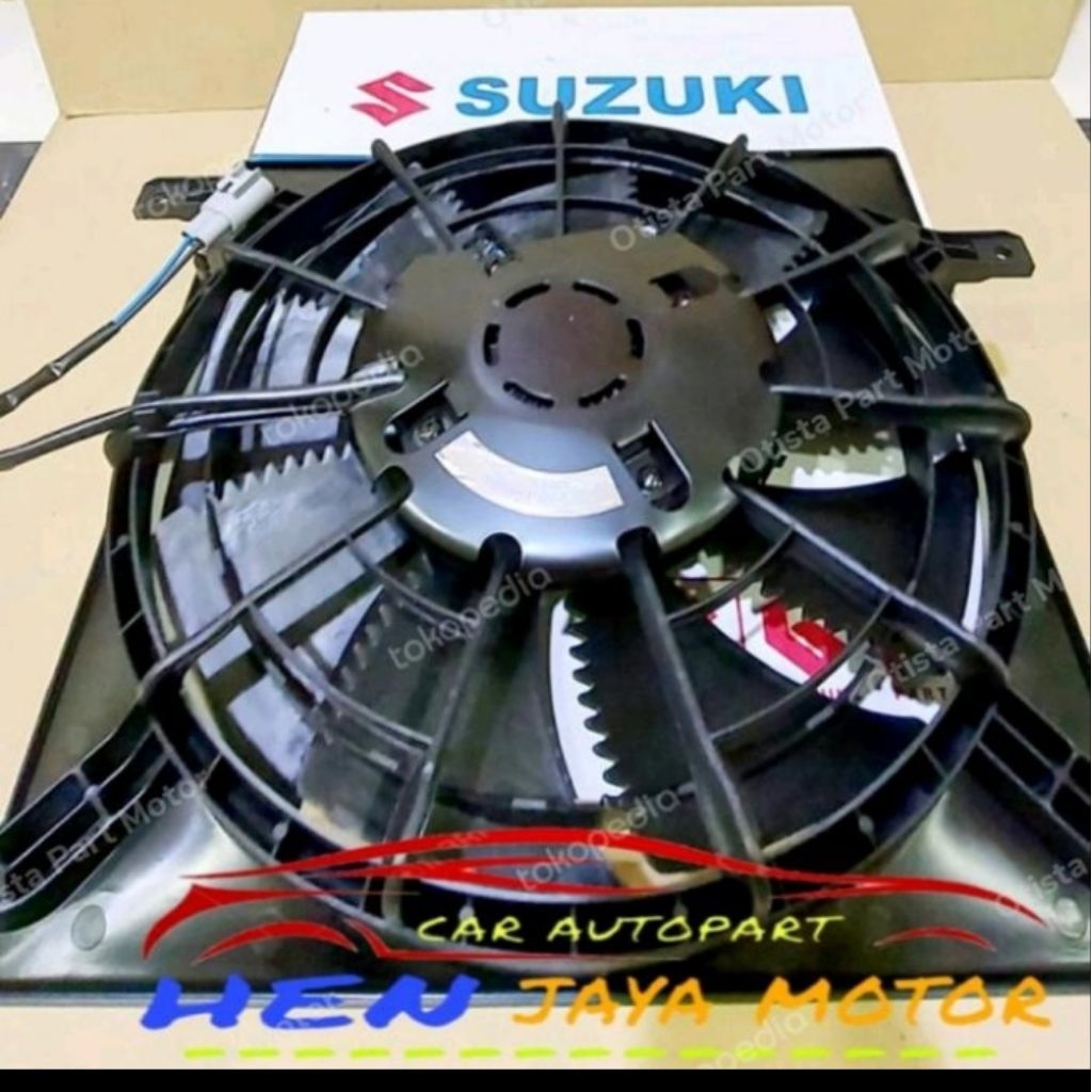 MOTOR FAN FAN MOTOR EXTRA FAN RADIATOR ASSY KOMPLIT SUZUKI SX4 SWIFT NEO BALENO ORI