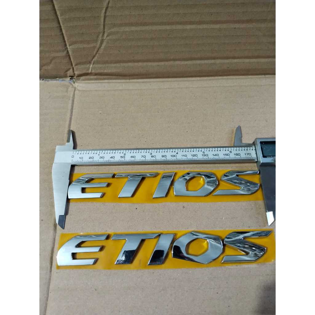 Emblem Tulisan ETIOS Original