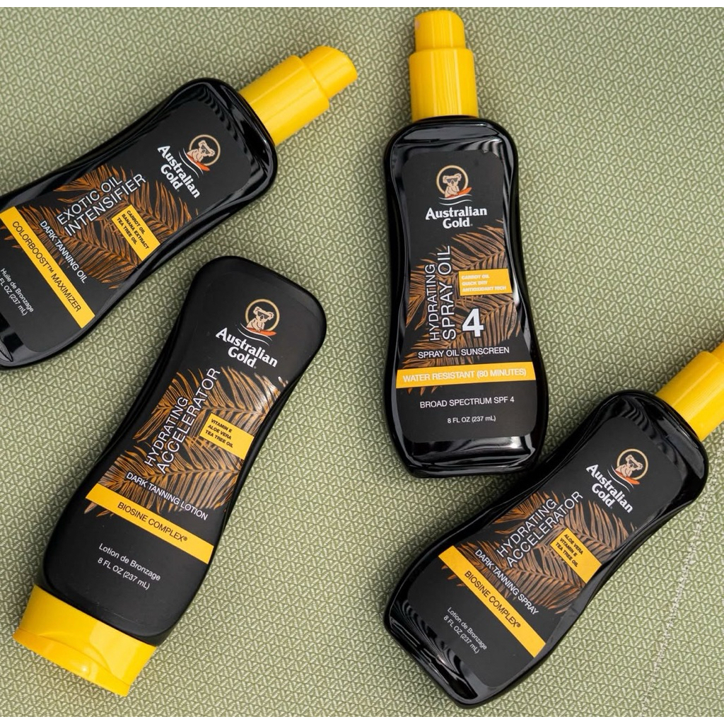 PRELOVED AUSTRALIAN GOLD SUNSCREEN OIL/TANNING LOTION MADE IN AUSTRALIA