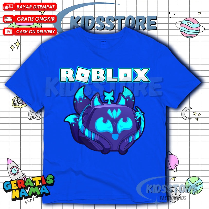 (BISA COD) Kaos Anak game ROBLOX KITSUNE BLOX FRUITS VIRAL  - Baju Anak KITSUNE BLOX FRUIT KEREN Fas
