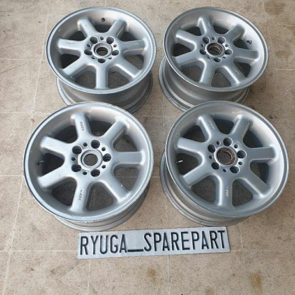velg BUGATI by BBS ring 17 8jx17 H2 pcd 5x120 ET 40 made in italy fitment BMW E36 7258001