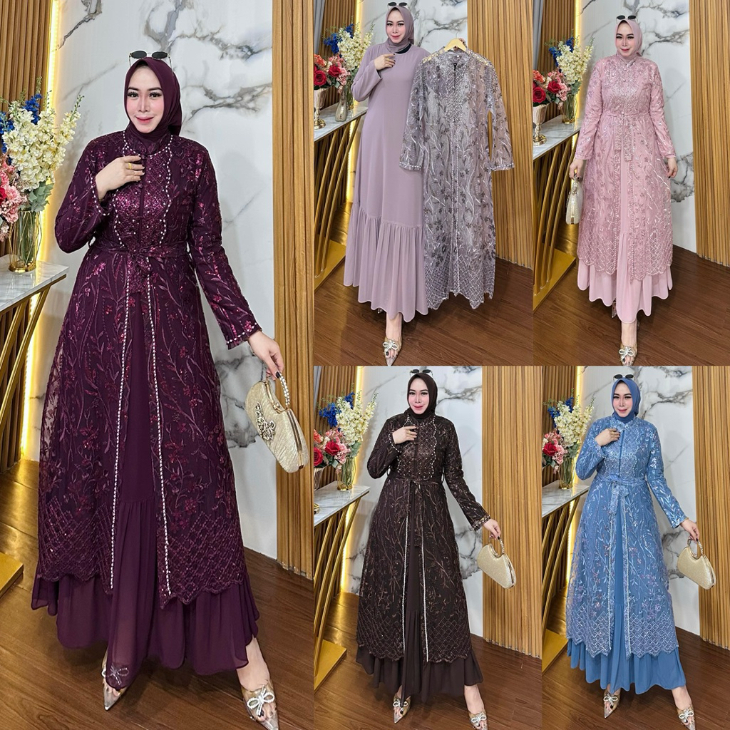 gamis brukat ceruti