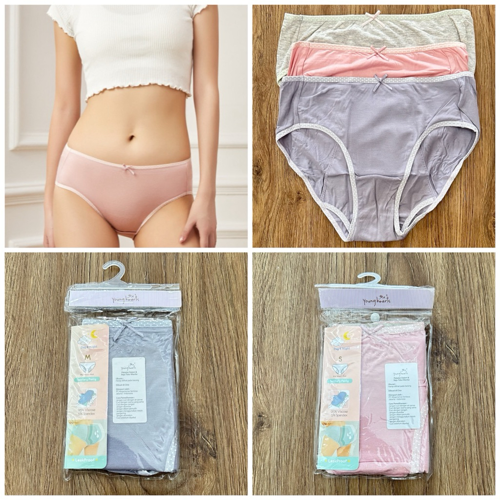 Young hearts panty haid Y16-000706 celana dalam perlak khusus branded sale