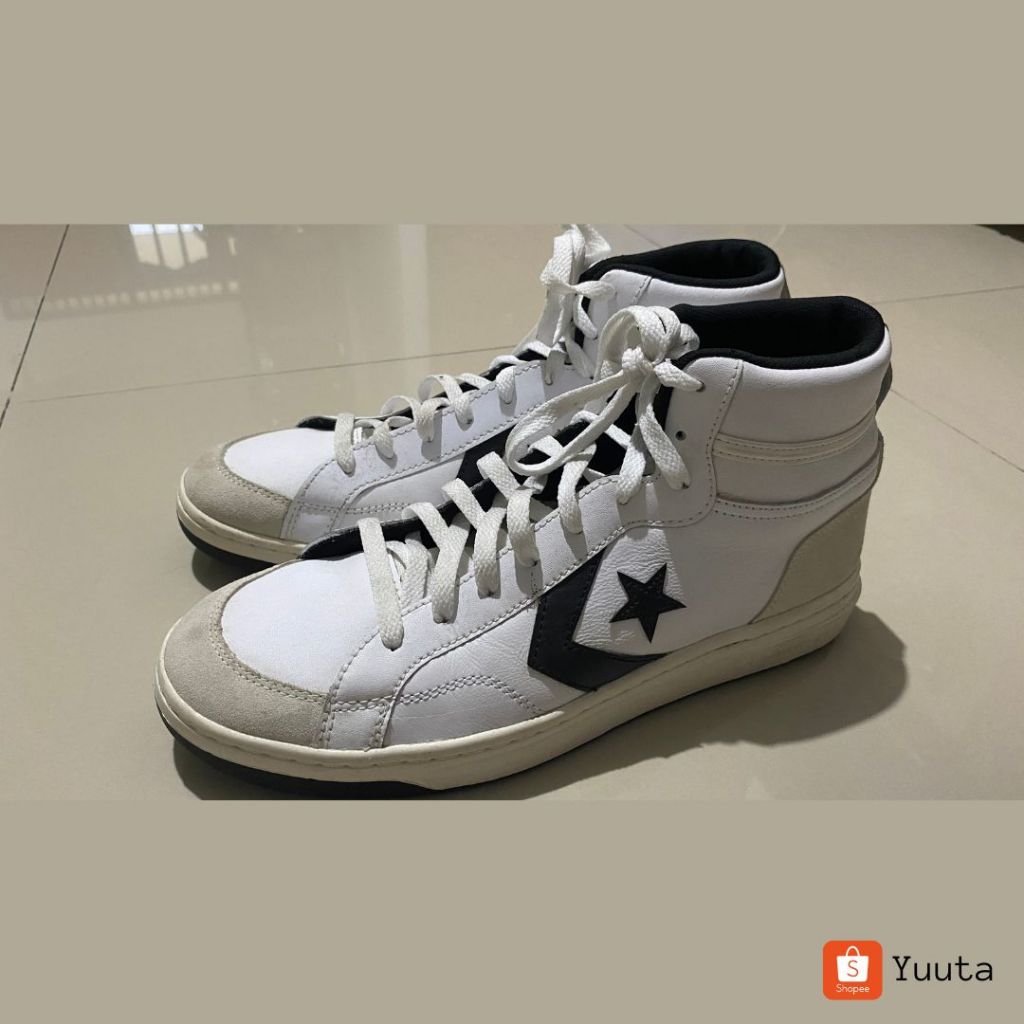 CONVERSE PRO BLAZE V2 MID A07938C | WHITE/ BLACK/EGRET