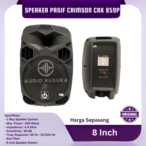 SPEAKER PASIF CRIMSON CRX 859P 8 INCH CRIMSON CRX 859 P CRX859P