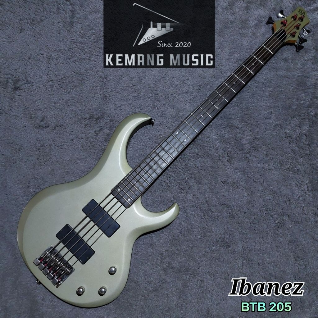 ibanez btb205 bass 5 senar bass original bass bekas