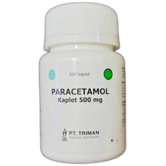 PARACETAMOL TRIMAN 500 MG BOTOL 100 KAPLET