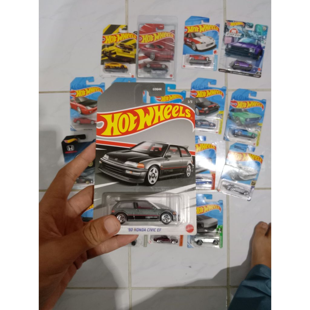 Hotwheels Honda Series Civic Ef abu