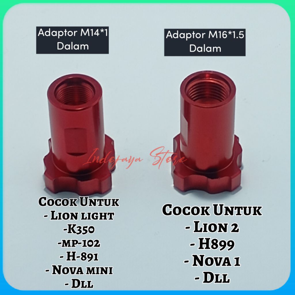 Adaptor Snap lid M14 dan M16