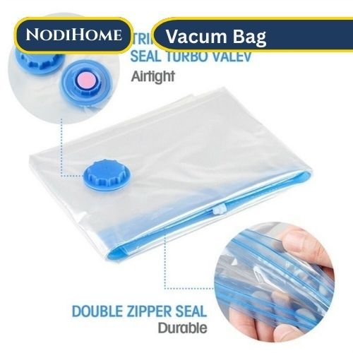 {VIRAL} Plastik vacum pakaian / vacum bag baju / plastik bag vacum travelling / plastik kompresi - P