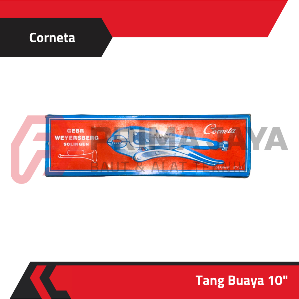 TANG BUAYA / TANG JEPIT / TANG KUNCI / VICE PLIER / LOCKING PLIERS 10" CORNETA