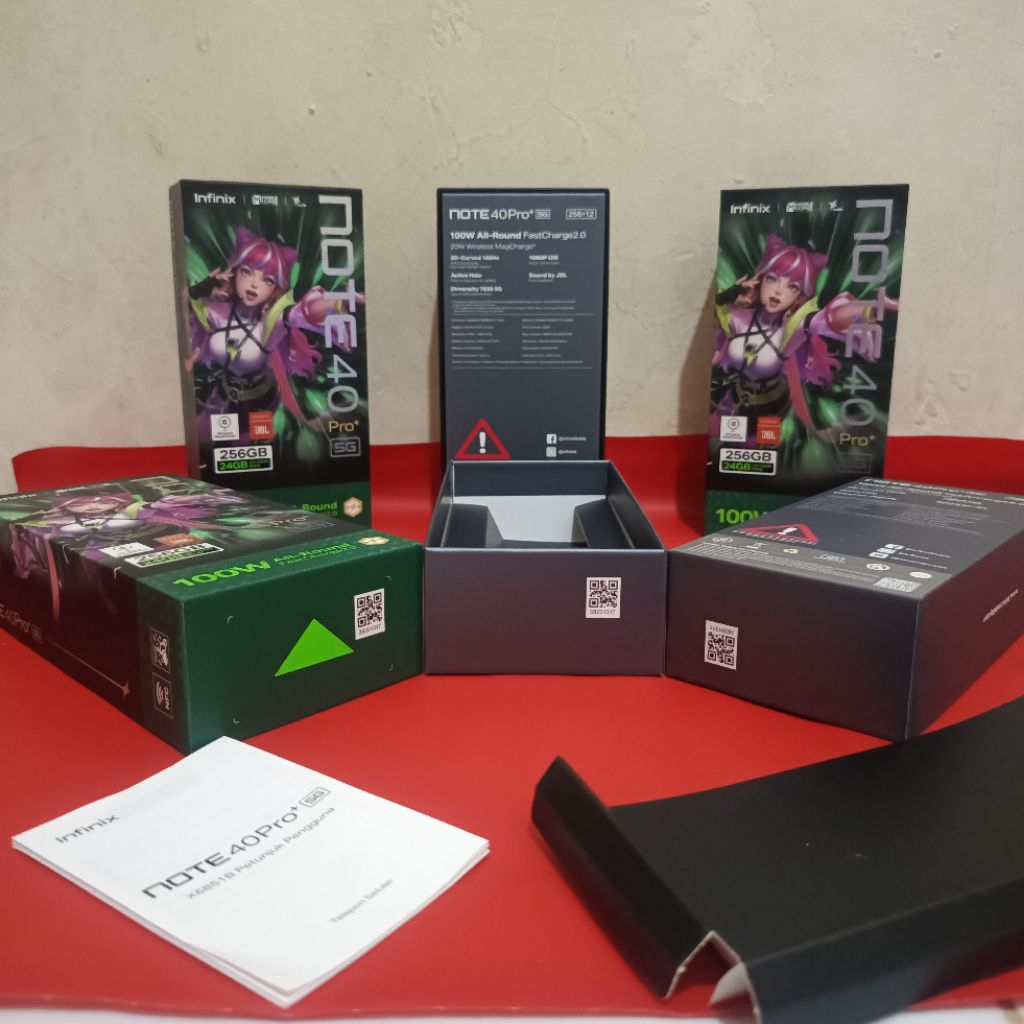Dus Atau Box HP Infinix Not 40 Pro+ 5g Original