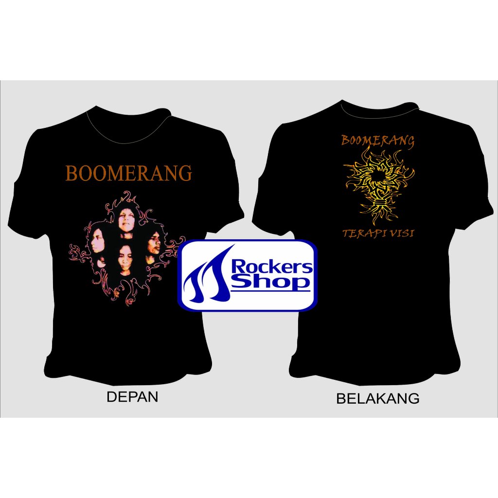 KAOS BOOMERANG TERAPI VISI LAUTAN API LAWAS BOOMERS BOOMERANG BAND