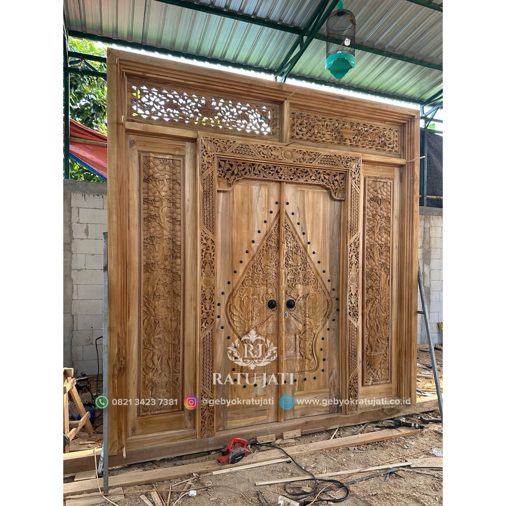 pintu gebyok minimalis terbaru gebyok bali gebyok solo pintu gebyok full relief