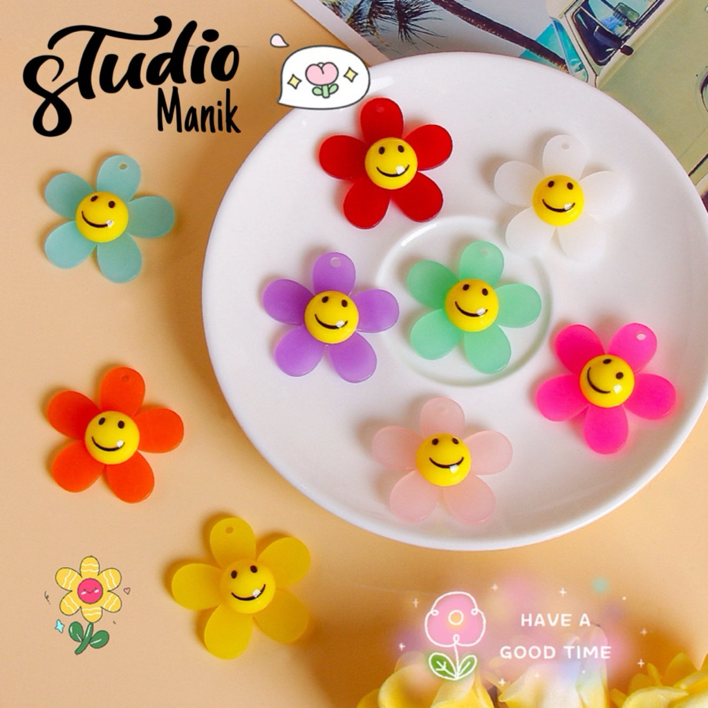 Manik Smile Clay Bandul Smile Flower (3 PCS)