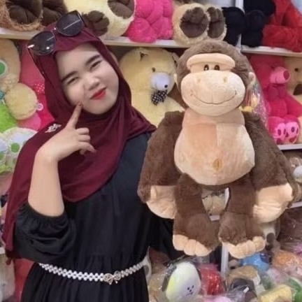 BONEKA LUCU GORILA BONEKA MONYET CUTE BONEKA GORILA CUTE LUCU MEWAH