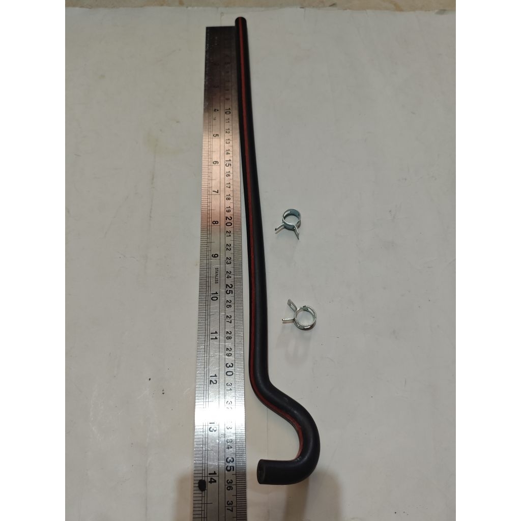 Selang Hawa Mesin Ke Tabung Filter Plus klem 2 Yamaha Vega ZR New dll Original