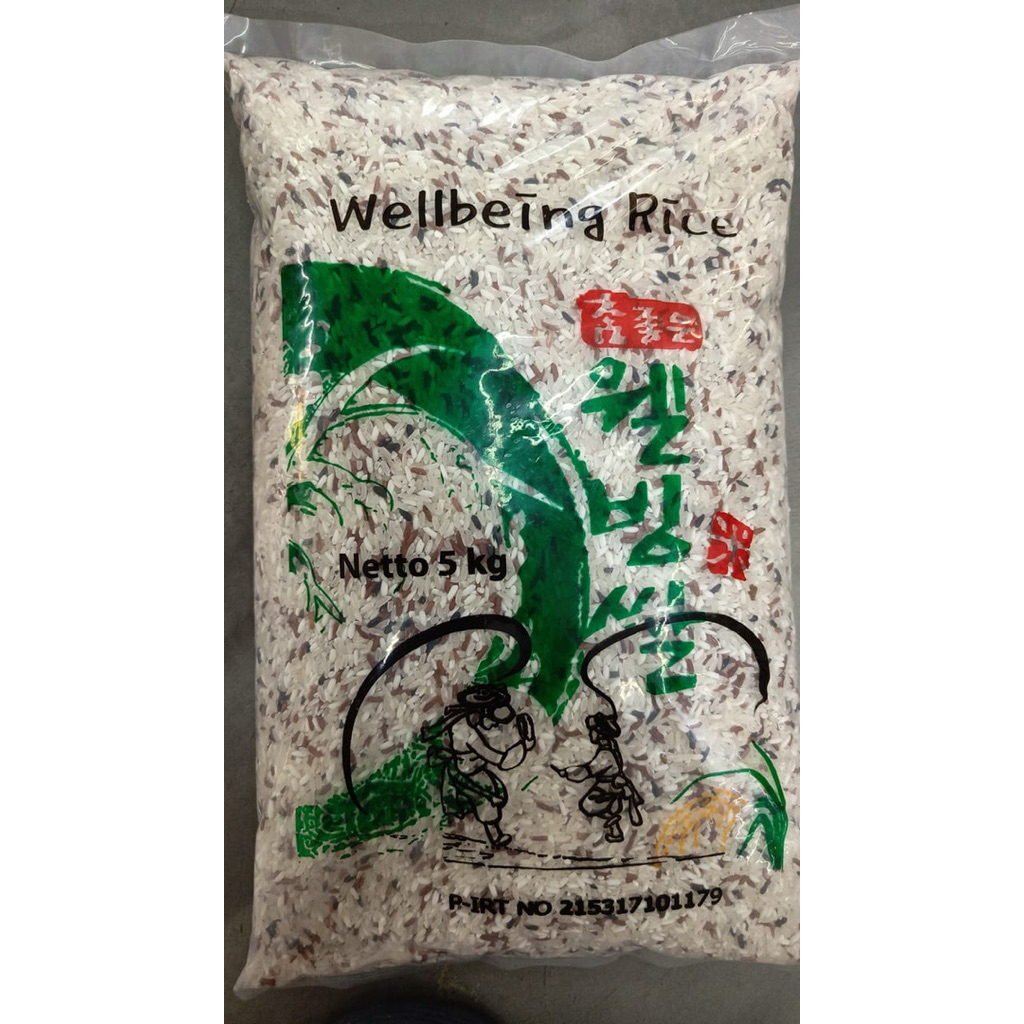 Beras Wellbeing Campur 4in1 Beras Putih + Ketan Putih + Ketan Hitam + Ketan Merah 5 Kg