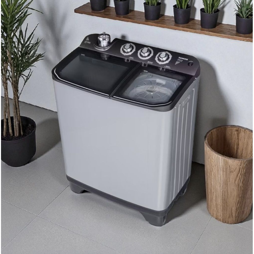 Mesin Cuci Sanken TW 1155 / TW1155 Mesin Cuci 2 Tabung 11Kg