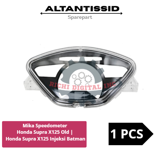Mika Speedometer  Honda Supra X125 Old |  Honda Supra X125 Injeksi Batman