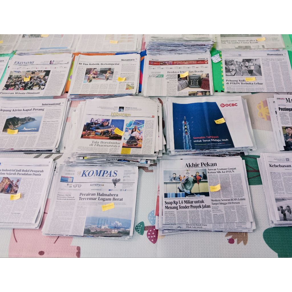 KLIPING KORAN BERITA, Bisa Request Berita Olahraga, Ekonomi, Hukum, Budaya, Kesehatan dll