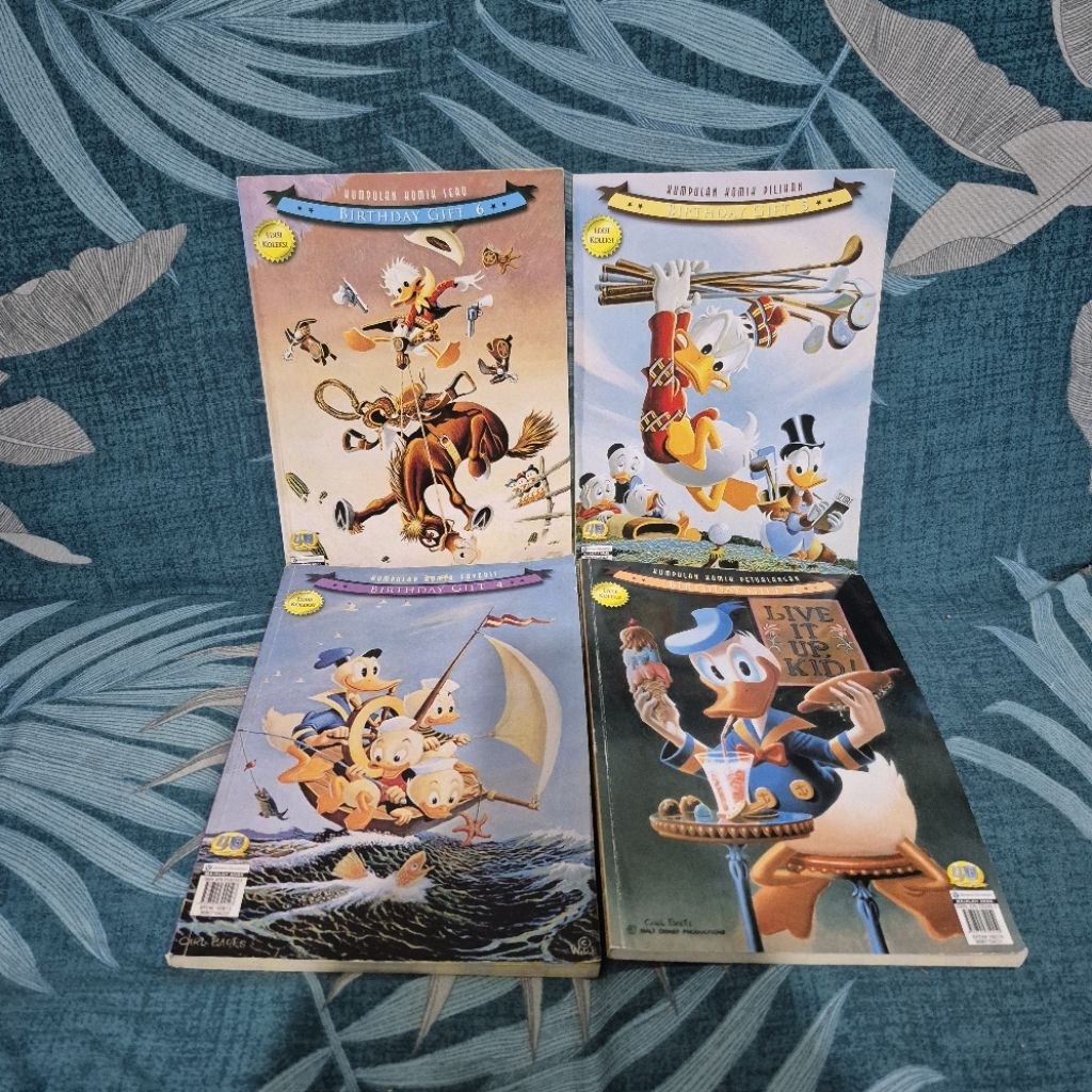 Paket Komik Donal Bebek Birthday Gift Vol 2 4 5 6 Edisi Koleksi Paman Gober Walt Disney Set Lengkap