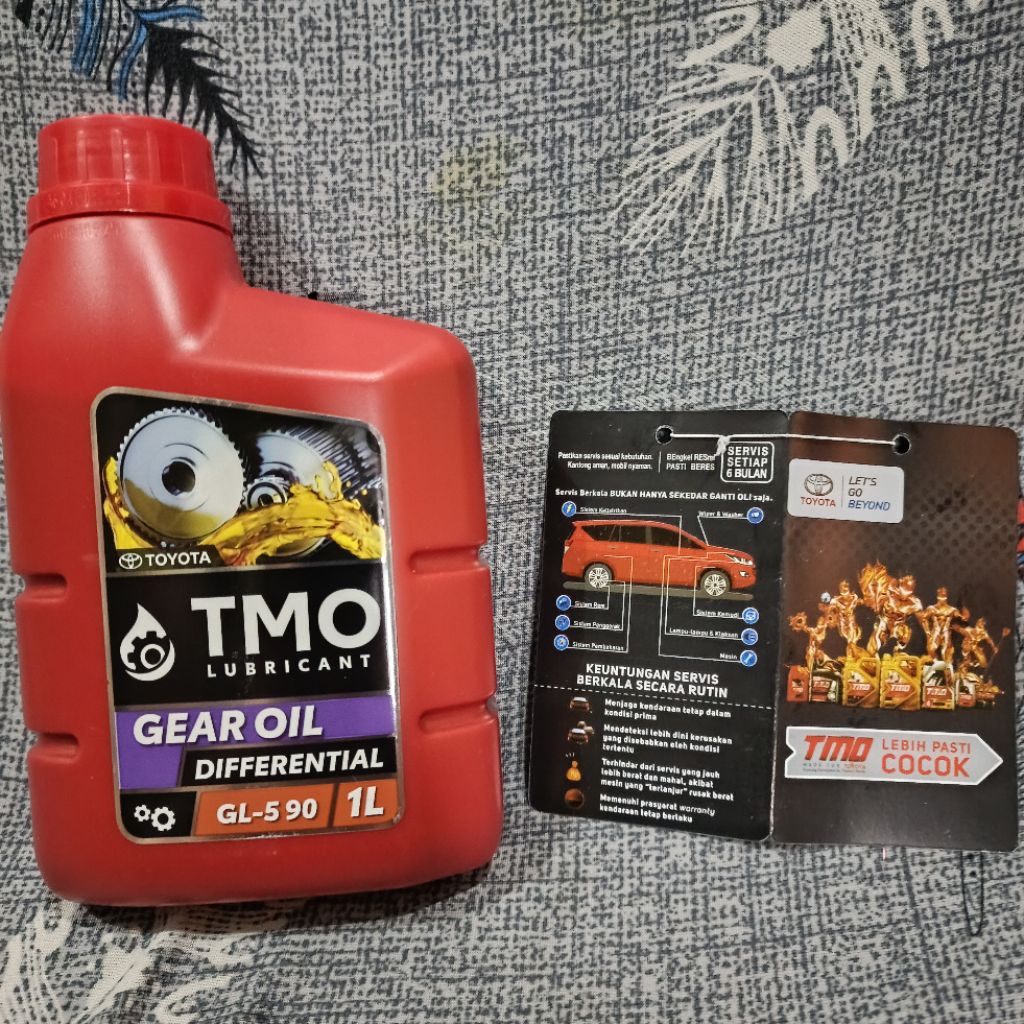 oli gear differential TMO toyota Sae 90 GL5 1 liter original