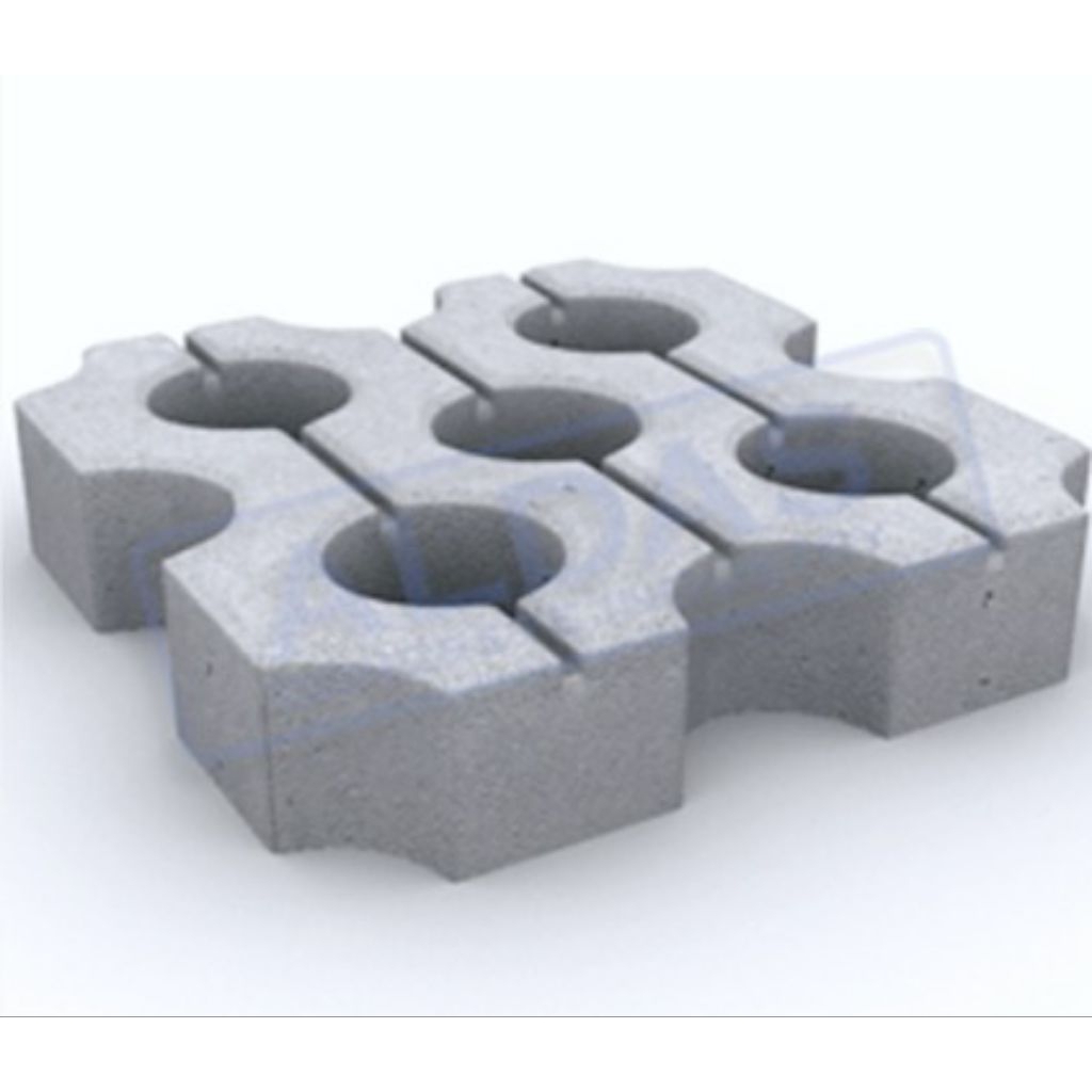 Grass Block Motif Bulat