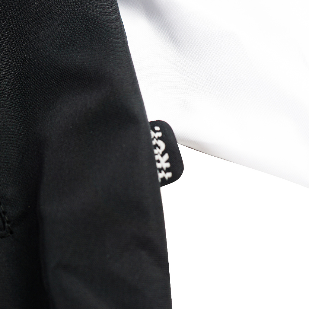 Troy Company Jacket Tracktop Black White Fast - Jaket Tracktop Hitam Putih JTT 3314