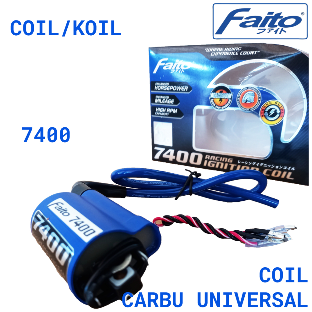 COIL RACING FAITO 7400 UNIVERSAL CARBU COIL KARBU FAITO 7400